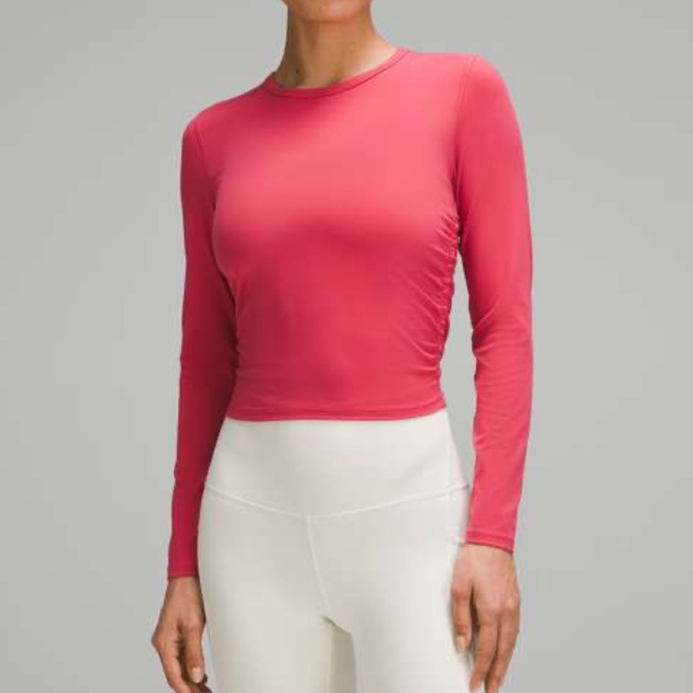 Lululemon all it takes long sleeve vintage rose size 6 perfect condition